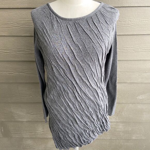 Simply Vera Ruffled High Low Sweater - Picture 1 of 5